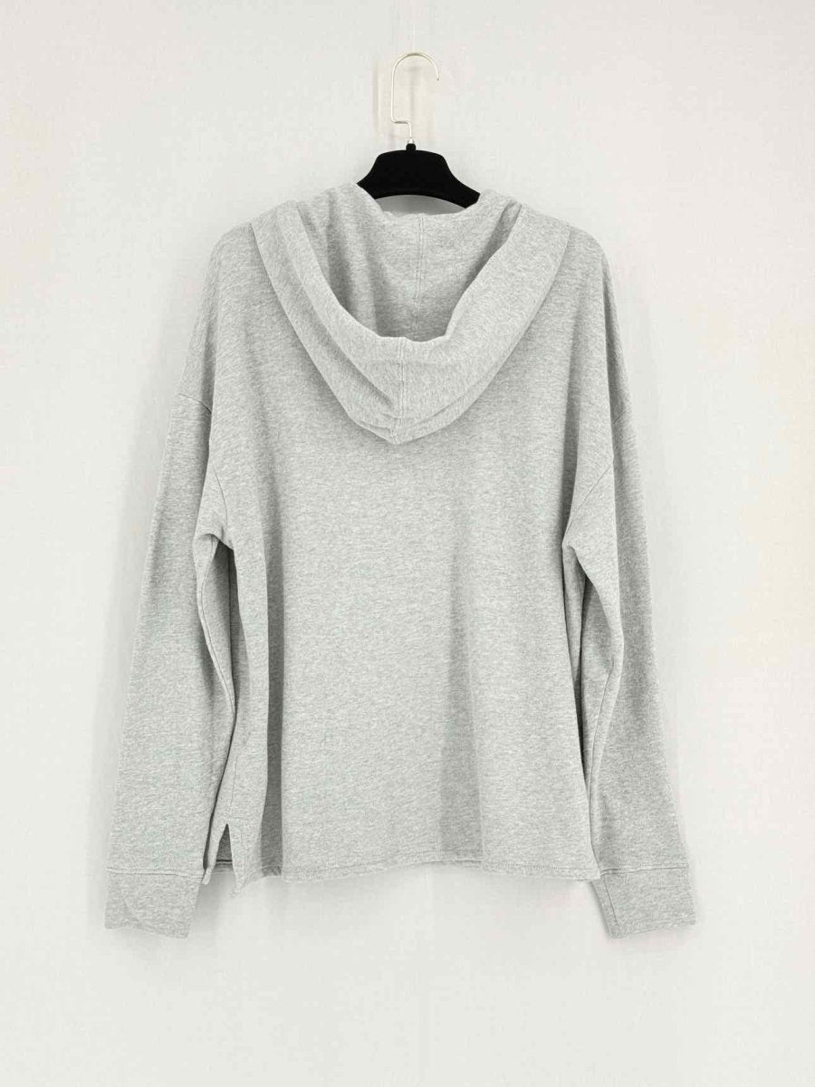 Pre - loved STANDARD JAMES PERSE Hoodie Grey Size US 0 Sweatshirt at Reems Closet