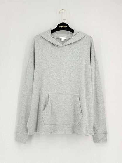 Pre - loved STANDARD JAMES PERSE Hoodie Grey Size US 0 Sweatshirt at Reems Closet