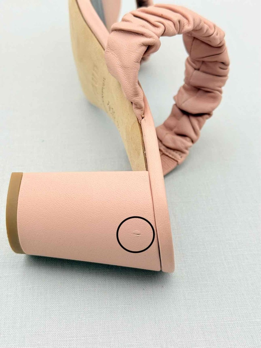 Pre - loved STAUD Frankie Pink Size EU 39 Mules at Reems Closet