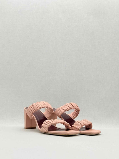 Pre - loved STAUD Frankie Pink Size EU 39 Mules at Reems Closet