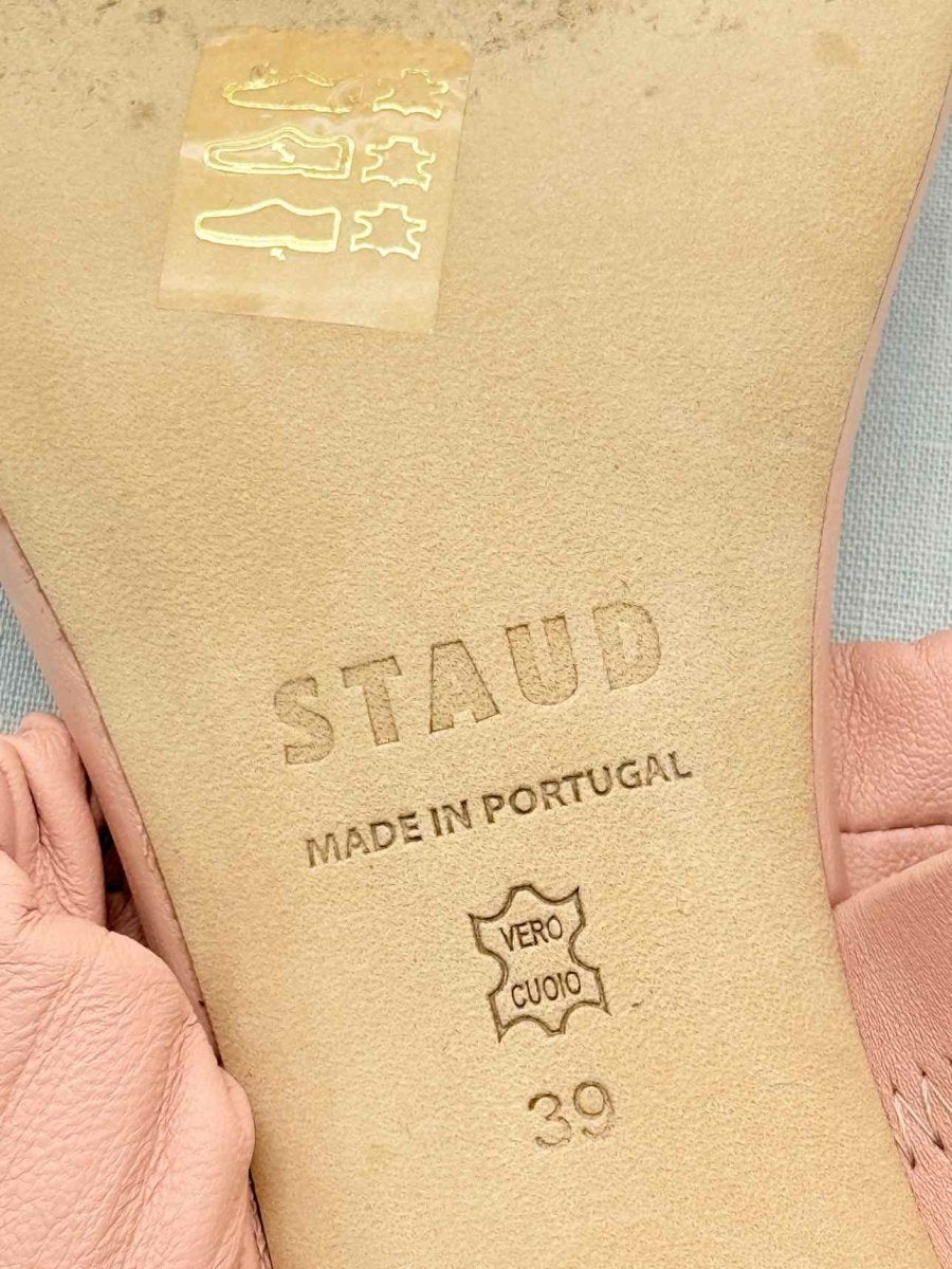 Pre - loved STAUD Frankie Pink Size EU 39 Mules at Reems Closet