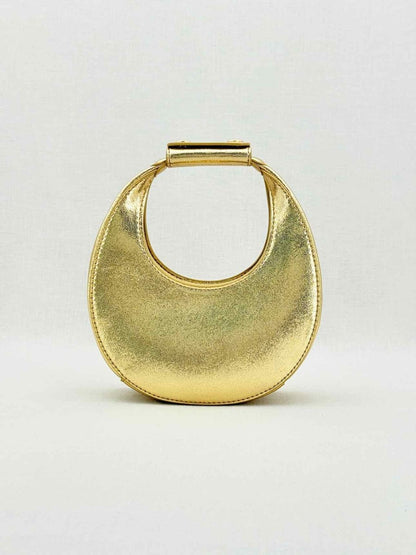 Pre - loved STAUD Goodnight Moon Gold Top Handle at Reems Closet