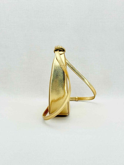 Pre - loved STAUD Goodnight Moon Gold Top Handle at Reems Closet