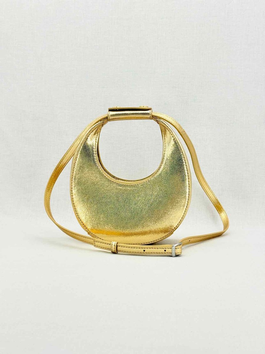 Pre - loved STAUD Goodnight Moon Gold Top Handle at Reems Closet