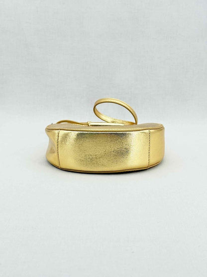 Pre - loved STAUD Goodnight Moon Gold Top Handle at Reems Closet