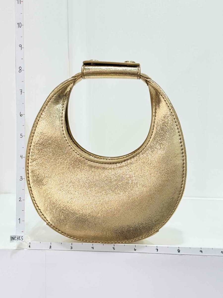 Pre - loved STAUD Goodnight Moon Gold Top Handle at Reems Closet