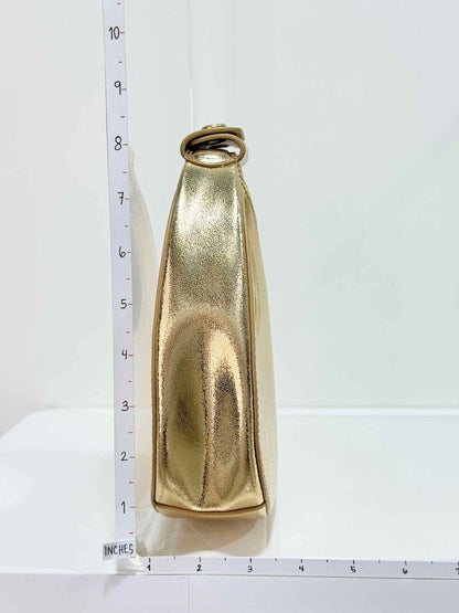 Pre - loved STAUD Goodnight Moon Gold Top Handle at Reems Closet