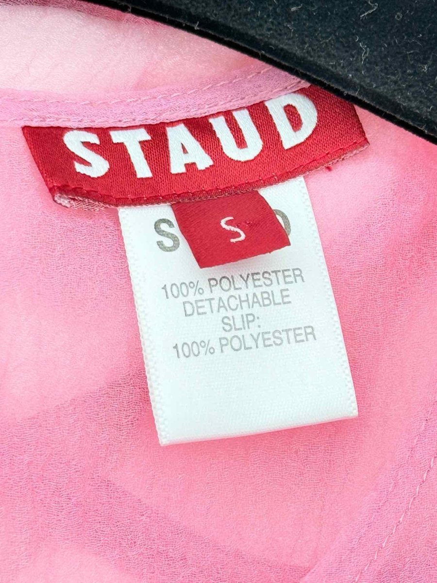 Pre - loved STAUD Pink Size Small Long Dress at Reems Closet