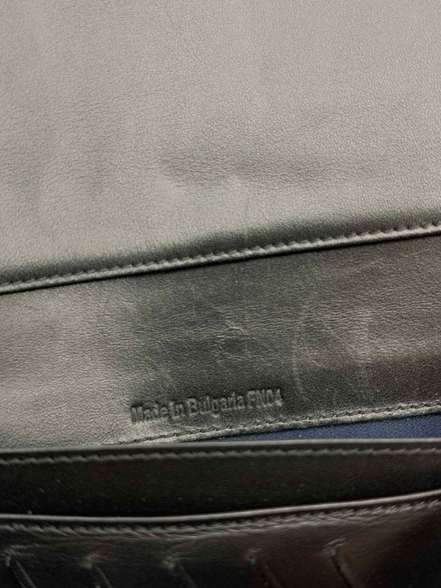 Pre - loved ST.DUPONT Men's Black Weave Continental Wallet at Reems Closet