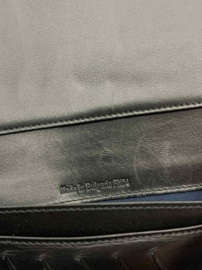 Pre - loved ST.DUPONT Men's Black Weave Continental Wallet at Reems Closet