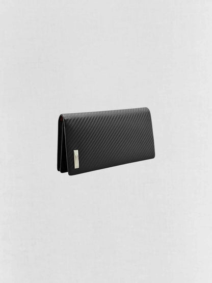 Pre - loved ST.DUPONT Men's Black Weave Continental Wallet at Reems Closet