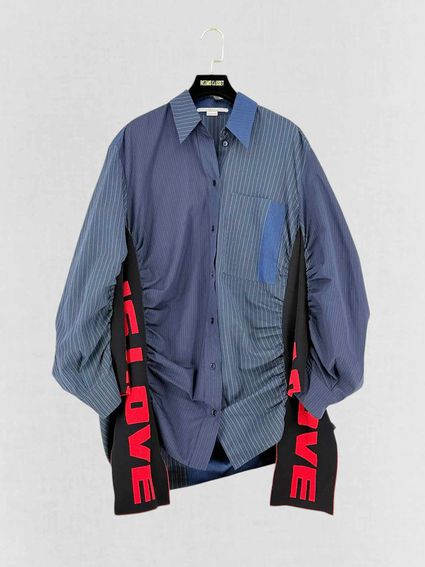 Pre - loved STELLA MCCARTNEY 2017 Blue Multicolor Shirt US6 at Reems Closet