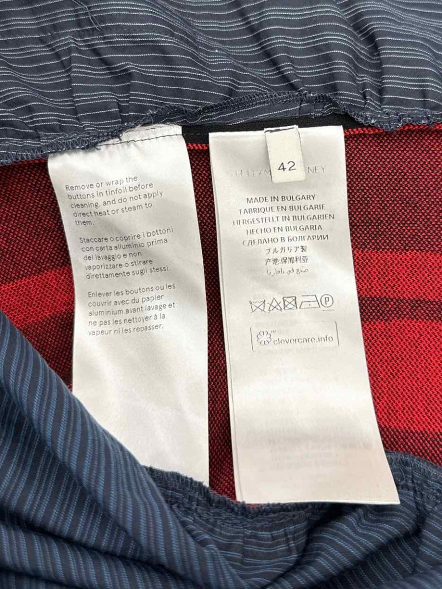 Pre - loved STELLA MCCARTNEY 2017 Blue Multicolor Shirt US6 at Reems Closet