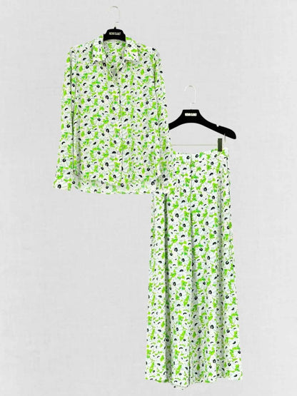 Pre - loved STELLA MCCARTNEY Beige & Green Size US 4/2 Outfit Set at Reems Closet