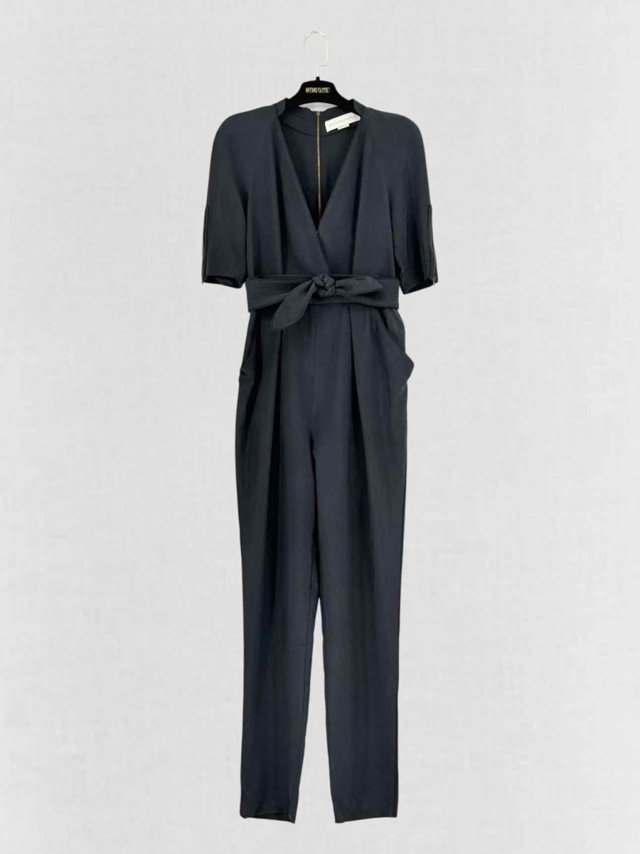 Pre - loved STELLA MCCARTNEY Belted Black Size US 6 Jumpsuit at Reems Closet