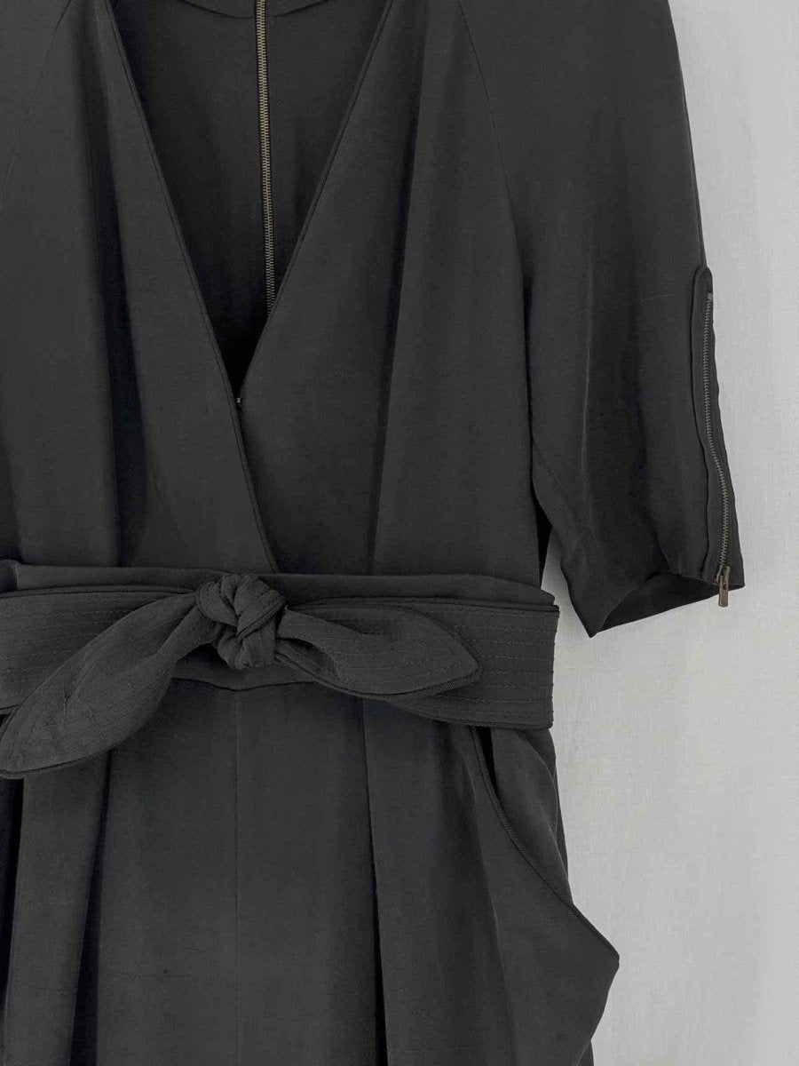 Pre - loved STELLA MCCARTNEY Belted Black Size US 6 Jumpsuit at Reems Closet