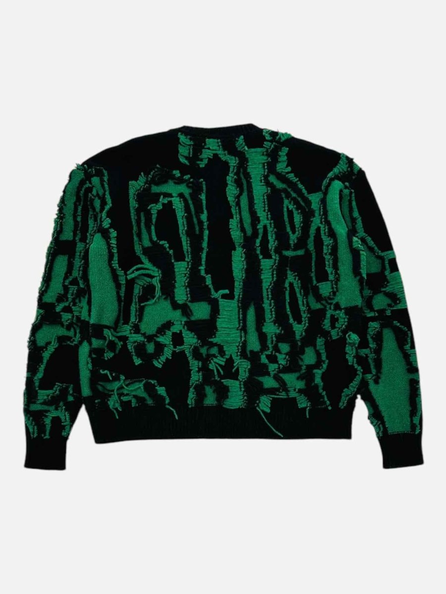 Pre - loved STELLA MCCARTNEY Black & Green Size US 10 Jumper at Reems Closet