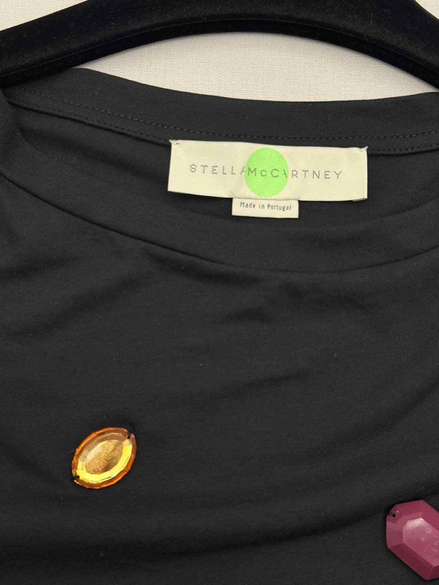 Pre-loved STELLA MCCARTNEY Black Multicolor Size US 0 Top at Reems Closet