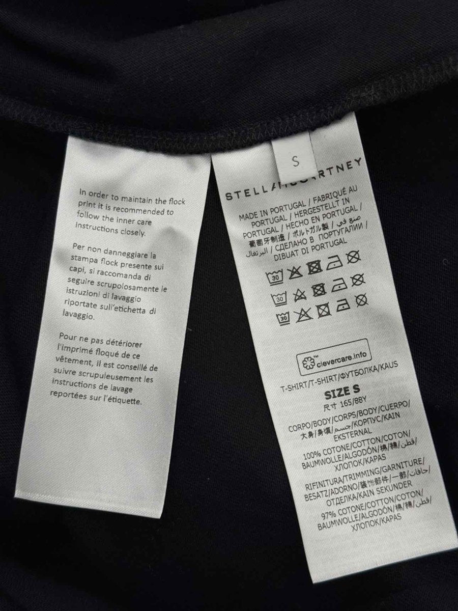 Pre - loved STELLA MCCARTNEY Black Size Small T-shirt at Reems Closet