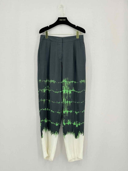 Pre - loved STELLA MCCARTNEY Black w/ White & Green Size US 4 Pants at Reems Closet