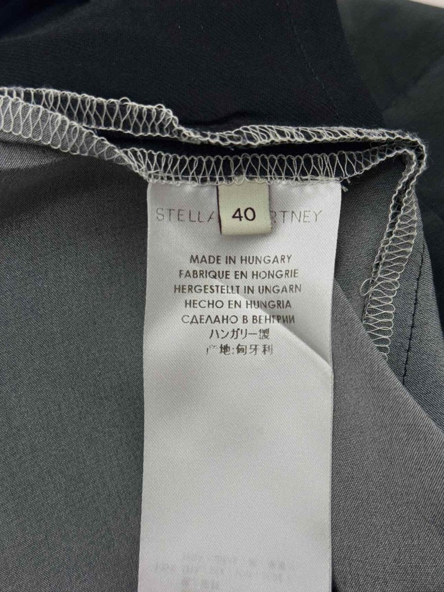 Pre - loved STELLA MCCARTNEY Black w/ White & Green Size US 4 Pants at Reems Closet