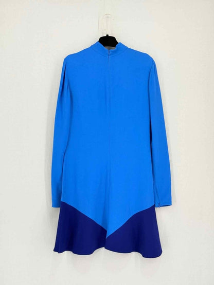 Pre-loved STELLA MCCARTNEY Blue Size US 4 Knee Length Dress at Reems Closet