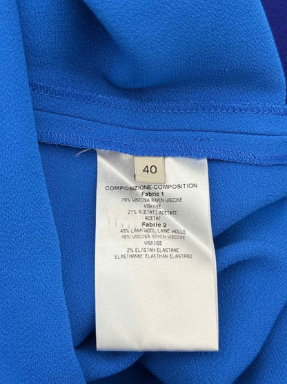 Pre-loved STELLA MCCARTNEY Blue Size US 4 Knee Length Dress at Reems Closet