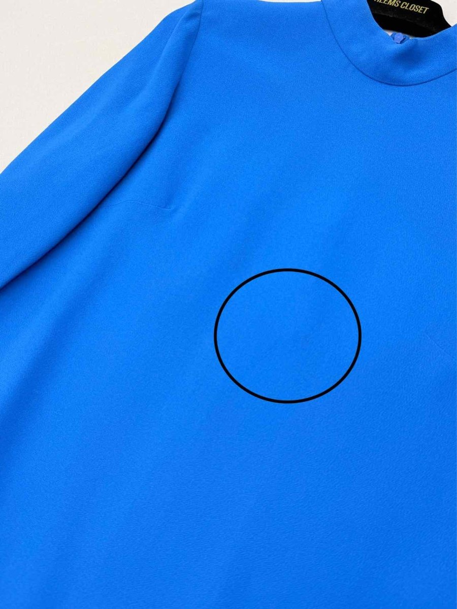 Pre-loved STELLA MCCARTNEY Blue Size US 4 Knee Length Dress at Reems Closet
