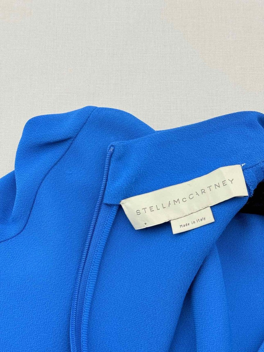 Pre-loved STELLA MCCARTNEY Blue Size US 4 Knee Length Dress at Reems Closet
