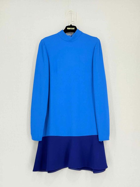 Pre-loved STELLA MCCARTNEY Blue Size US 4 Knee Length Dress at Reems Closet