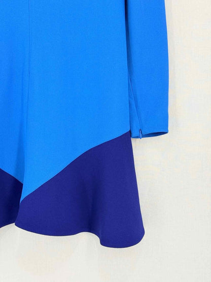 Pre-loved STELLA MCCARTNEY Blue Size US 4 Knee Length Dress at Reems Closet