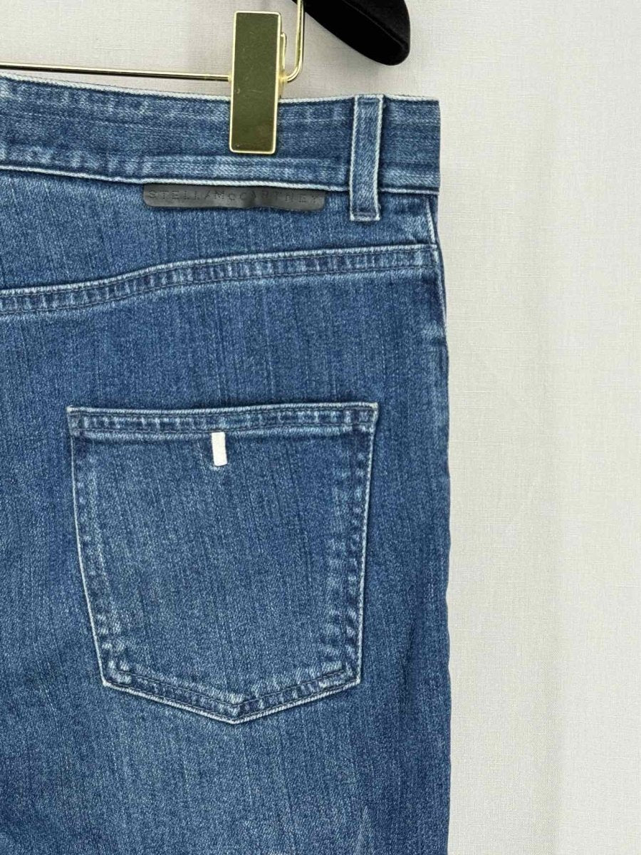 Pre - loved STELLA MCCARTNEY Blue Star Print Size 28 Jeans at Reems Closet