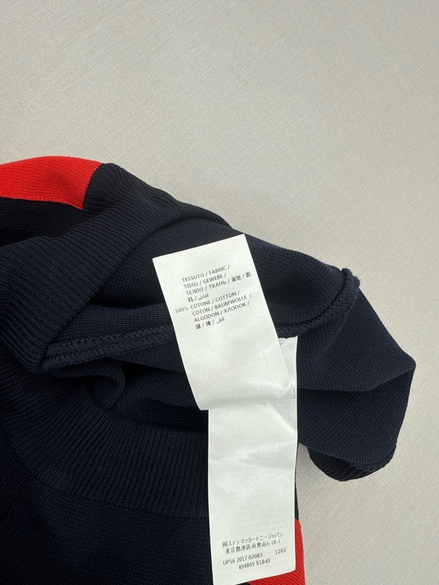 Pre - loved STELLA MCCARTNEY Blue w/ Red Side Stripe Pants US6 at Reems Closet