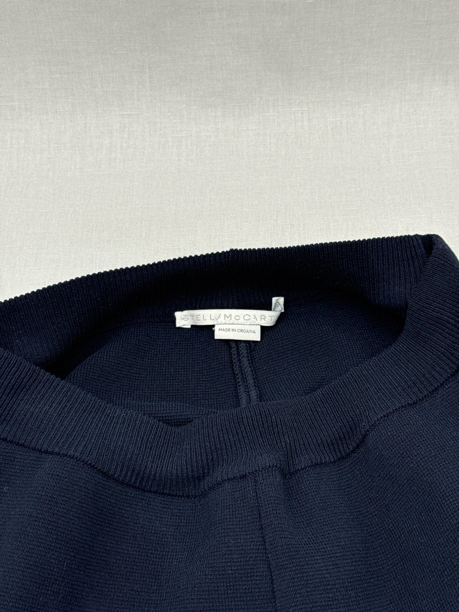 Pre - loved STELLA MCCARTNEY Blue w/ Red Side Stripe Pants US6 at Reems Closet