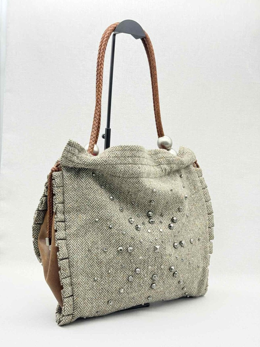 Pre - loved STELLA MCCARTNEY Brown Shoulder Bag at Reems Closet