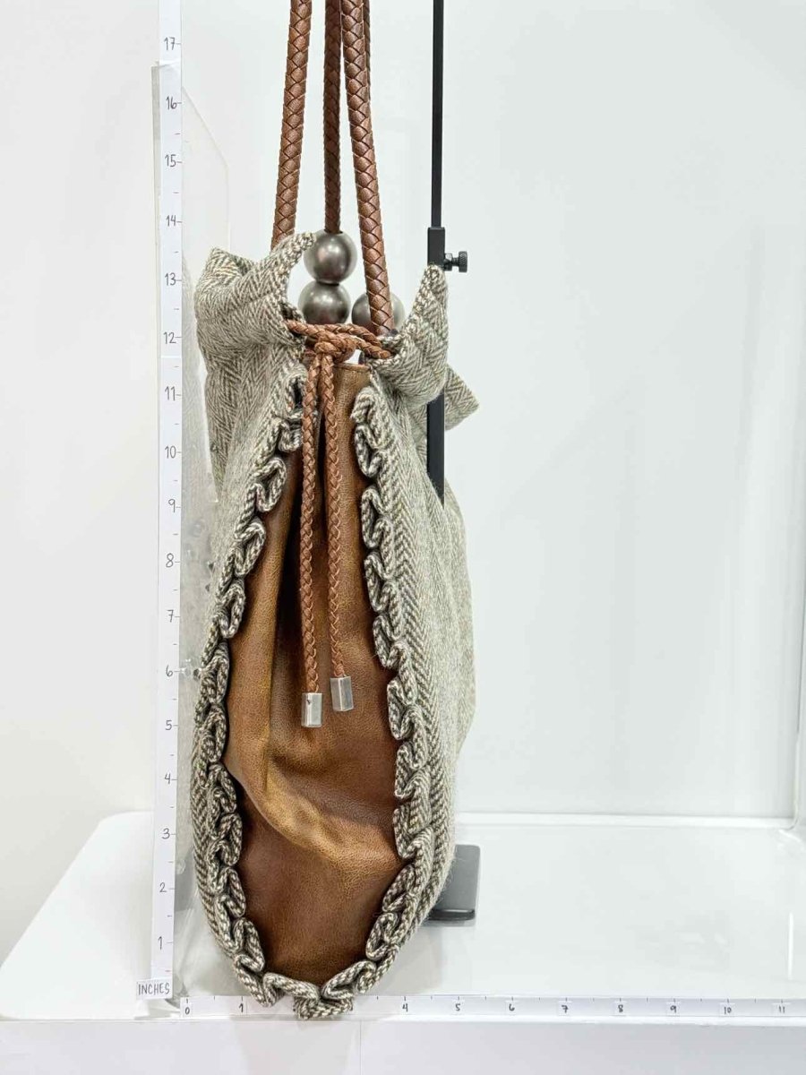 Pre - loved STELLA MCCARTNEY Brown Shoulder Bag at Reems Closet
