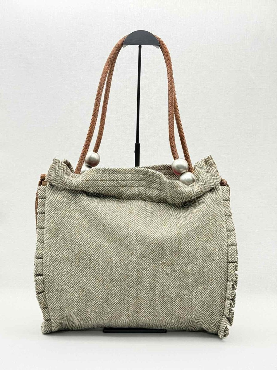 Pre - loved STELLA MCCARTNEY Brown Shoulder Bag at Reems Closet