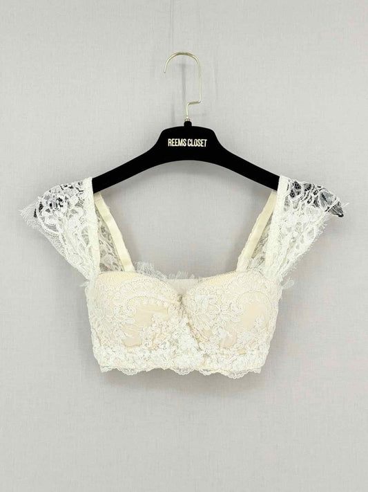 Pre - loved STELLA MCCARTNEY Bustier Cream Size Small Top at Reems Closet