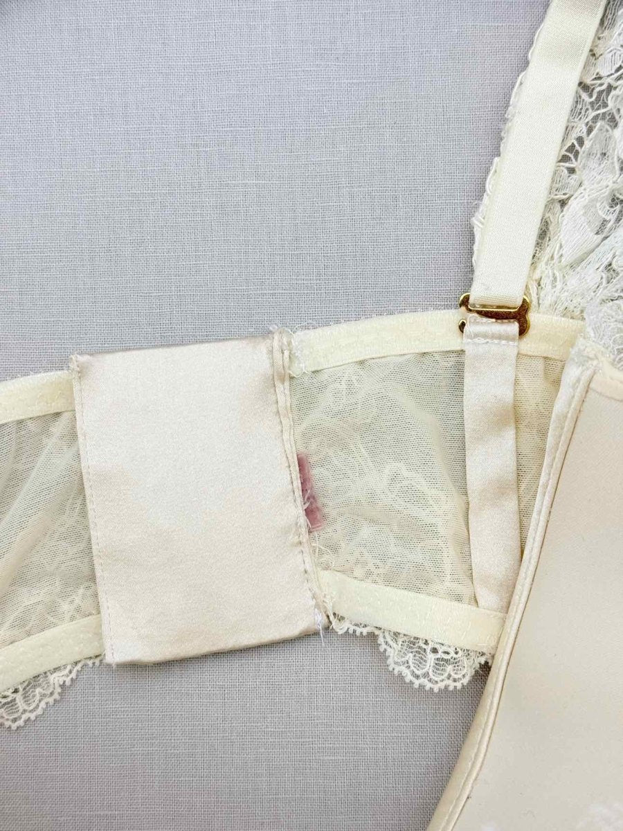 Pre - loved STELLA MCCARTNEY Bustier Cream Size Small Top at Reems Closet