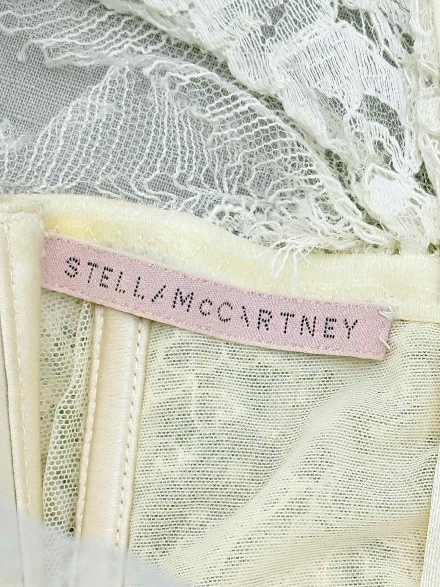 Pre - loved STELLA MCCARTNEY Bustier Cream Size Small Top at Reems Closet
