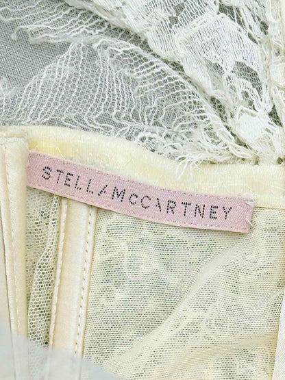 Pre - loved STELLA MCCARTNEY Bustier Cream Size Small Top at Reems Closet