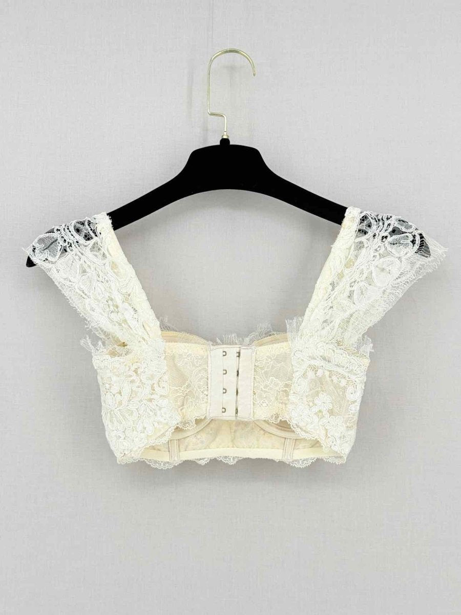 Pre - loved STELLA MCCARTNEY Bustier Cream Size Small Top at Reems Closet
