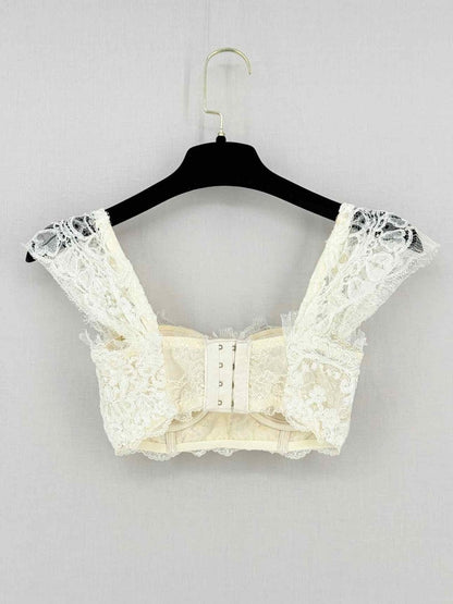 Pre - loved STELLA MCCARTNEY Bustier Cream Size Small Top at Reems Closet