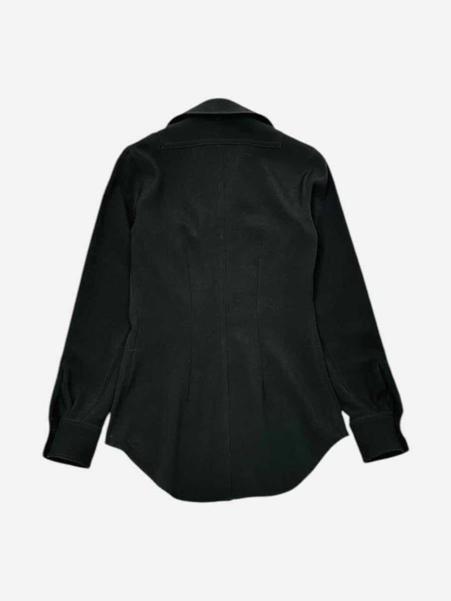 Pre - loved STELLA MCCARTNEY Classic Collar Black Shirt at Reems Closet