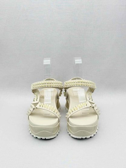 Pre-loved STELLA MCCARTNEY Cream Size EU 40 Platform Sandals at Reems Closet