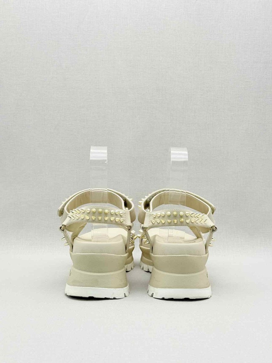 Pre-loved STELLA MCCARTNEY Cream Size EU 40 Platform Sandals at Reems Closet