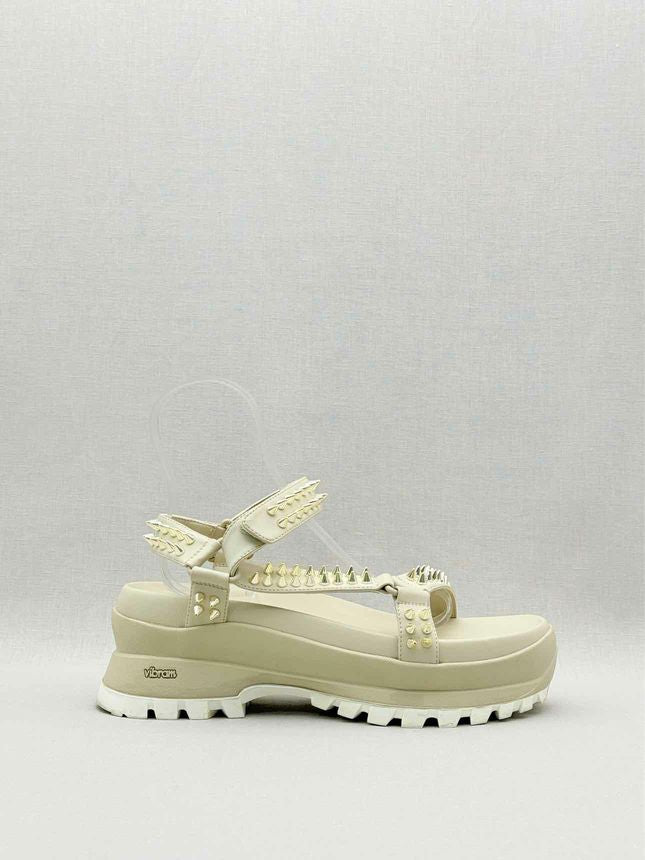 Pre-loved STELLA MCCARTNEY Cream Size EU 40 Platform Sandals at Reems Closet
