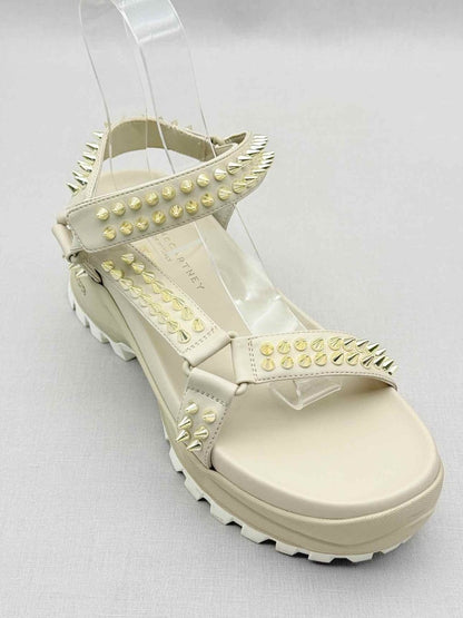 Pre-loved STELLA MCCARTNEY Cream Size EU 40 Platform Sandals at Reems Closet