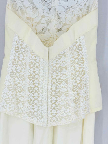 Pre - loved STELLA MCCARTNEY Cream Size US 8 Knee Length Dress at Reems Closet