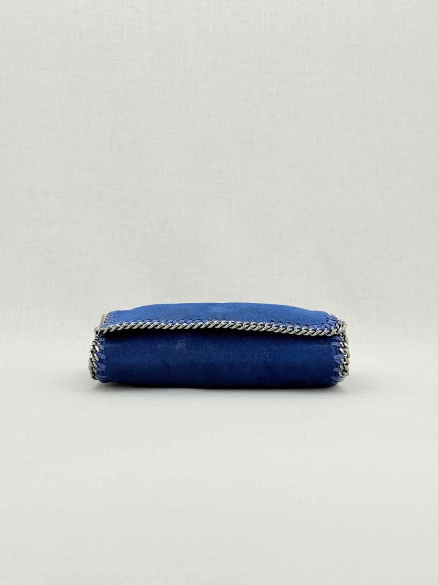 Pre - loved STELLA MCCARTNEY Falabella Flap Blue Crossbody at Reems Closet